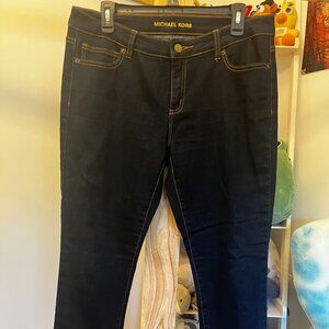 Michael Kors Dark Rinse Stretch Skinny Jeans Womens Size 8